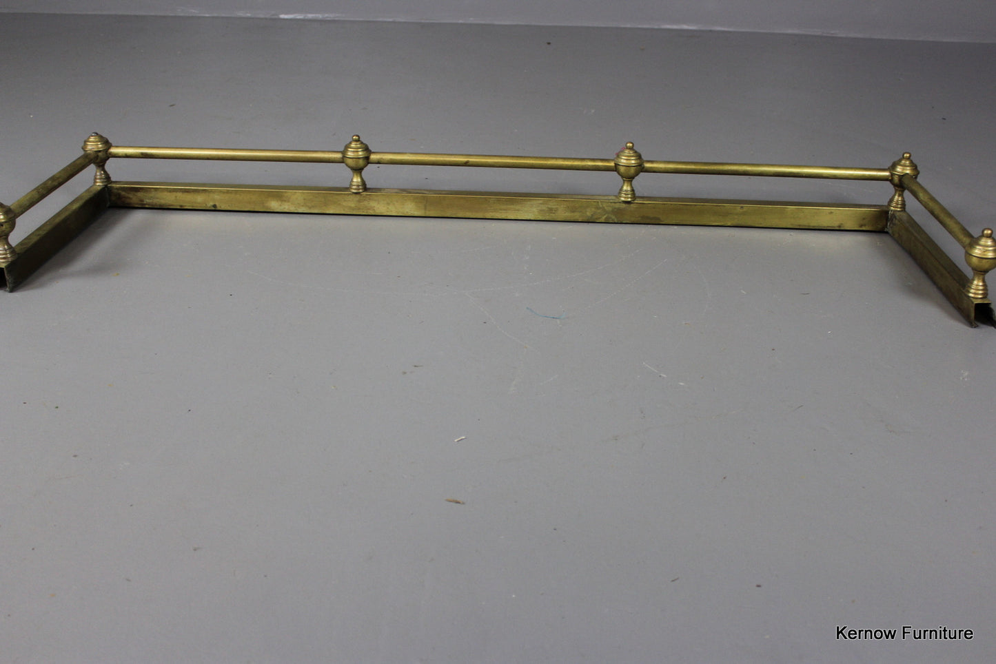 Victorian Brass Fire Fender - Kernow Furniture