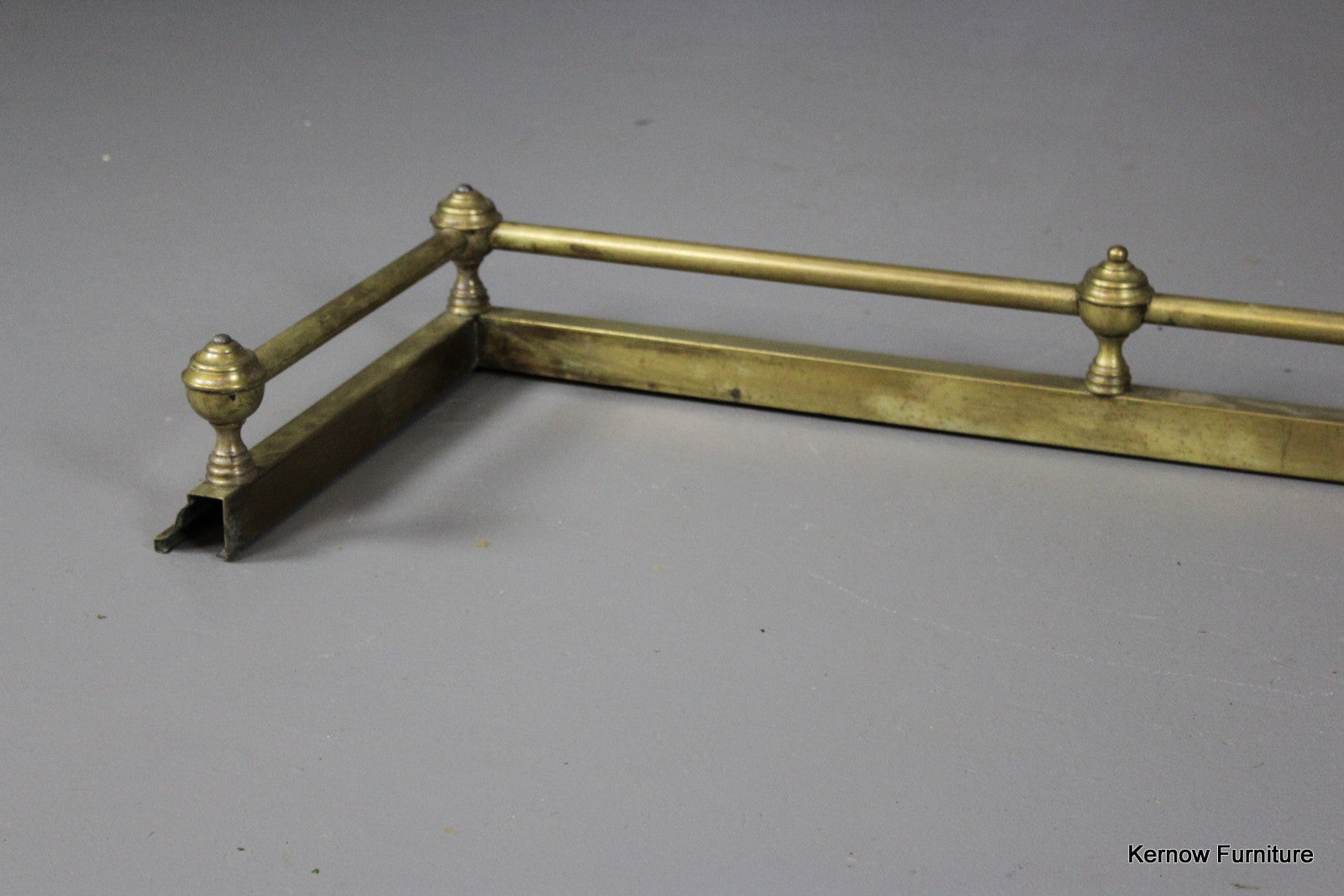 Victorian Brass Fire Fender - Kernow Furniture