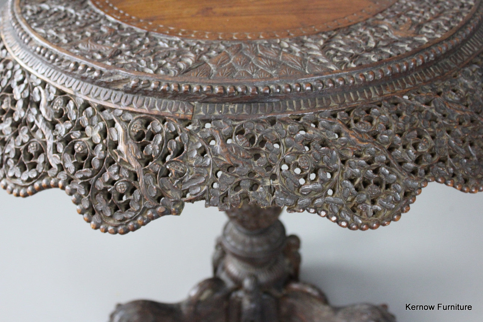 Anglo Indian Teak Centre Table - Kernow Furniture