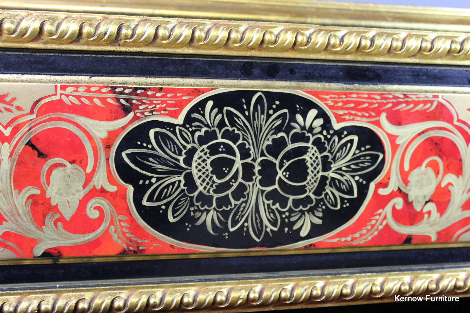 Ornate Handpainted Gilt Chest of Drawers - Kernow Furniture