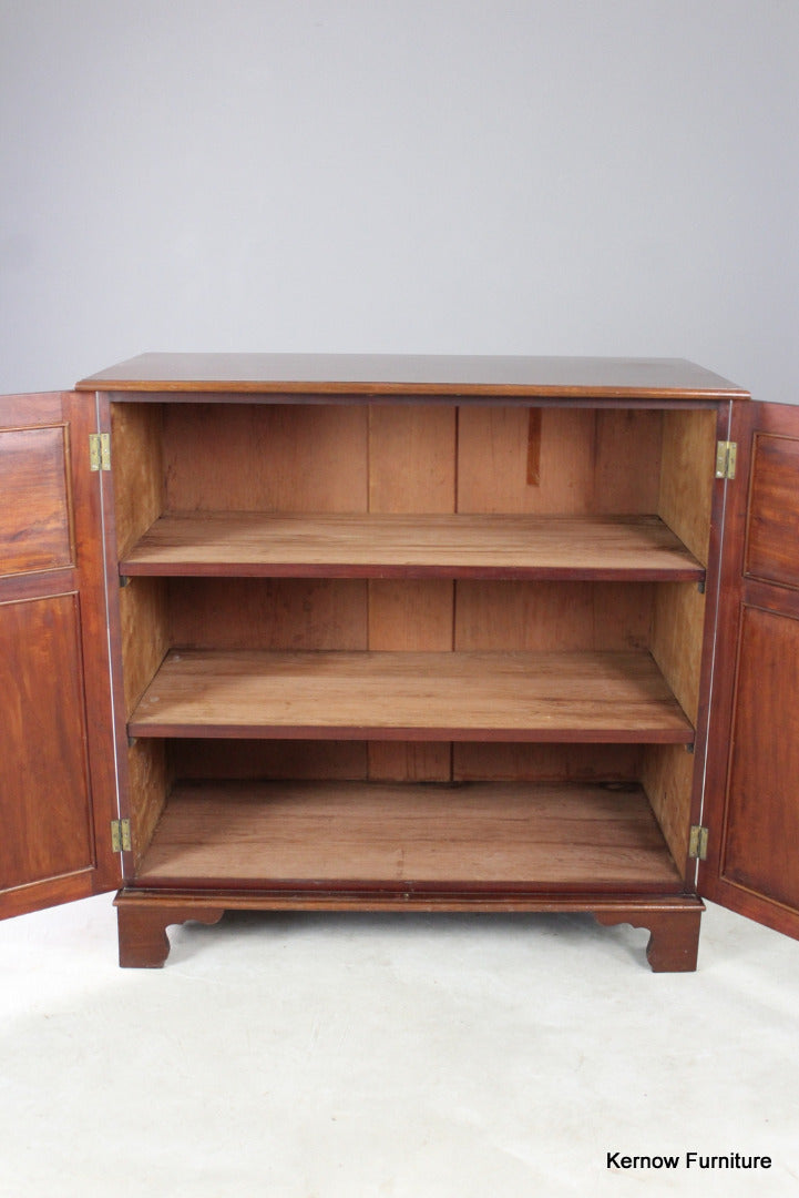 Edwardian Inlaid Mahogany Cupboard - Kernow Furniture