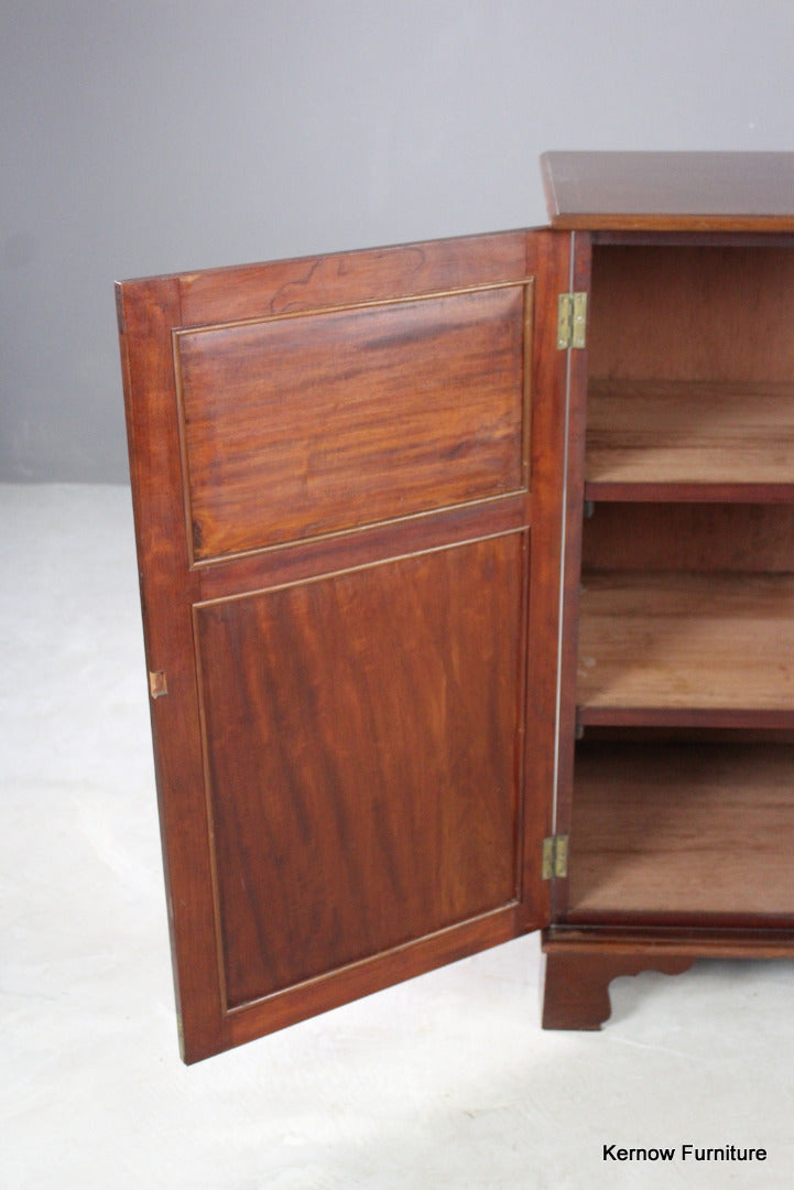 Edwardian Inlaid Mahogany Cupboard - Kernow Furniture