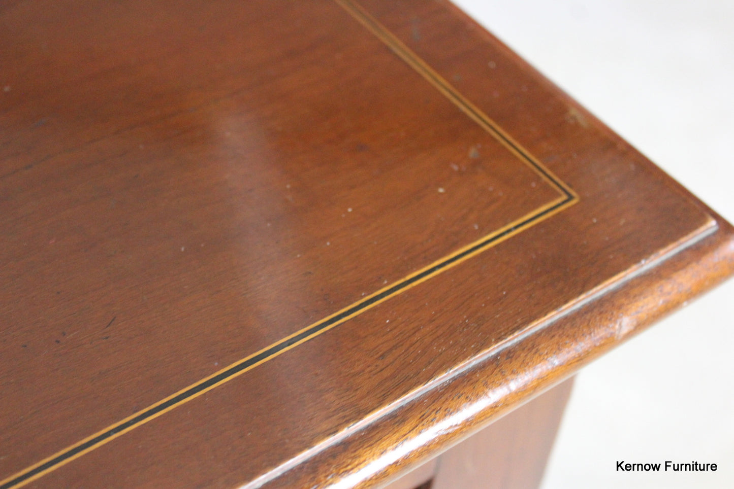 Edwardian Inlaid Mahogany Cupboard - Kernow Furniture