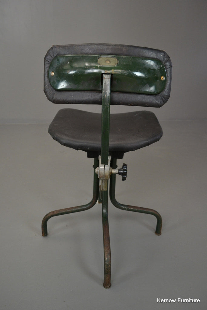 Retro Machinist Swivel Chair - Kernow Furniture