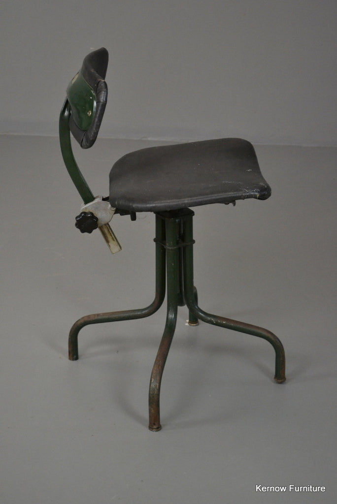 Retro Machinist Swivel Chair - Kernow Furniture