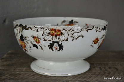 Antique Victorian Centre Piece Fruit Bowl - Kernow Furniture