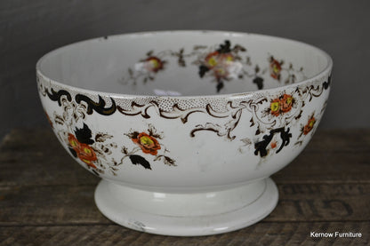 Antique Victorian Centre Piece Fruit Bowl - Kernow Furniture