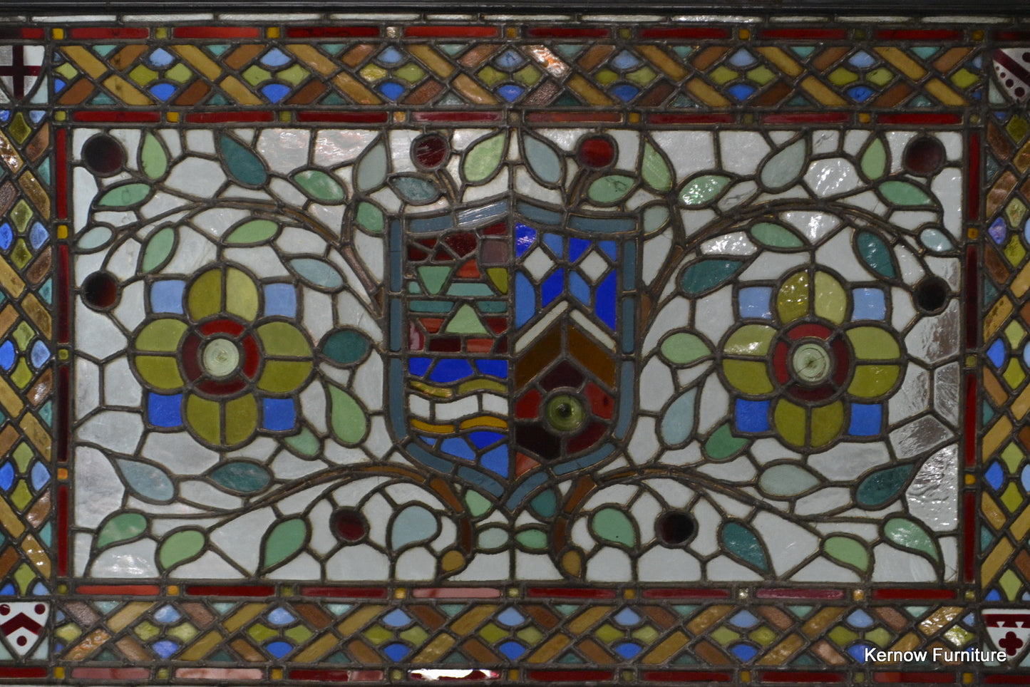 Leaded Glass Panel - Kernow Furniture