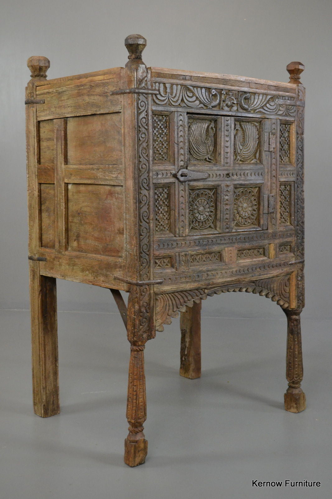 Carved Dowry Chest Dimchiya - Kernow Furniture