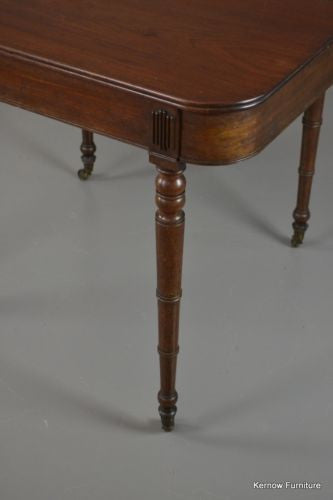 Antique Victorian Mahogany Fold Over Games Tea Occasional Table - Kernow Furniture