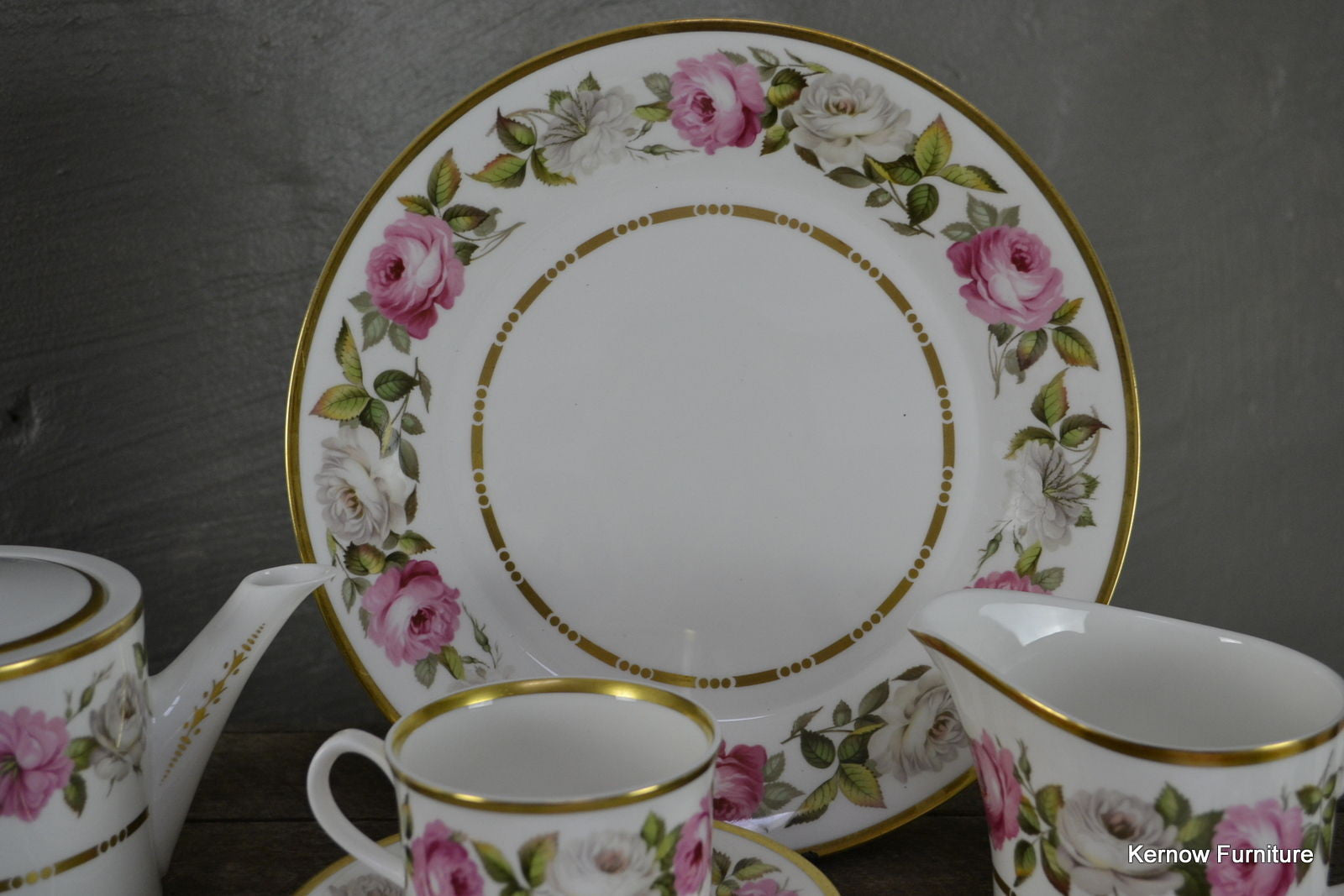 Royal Worcester Royal Garden Bone China Tea set - Kernow Furniture