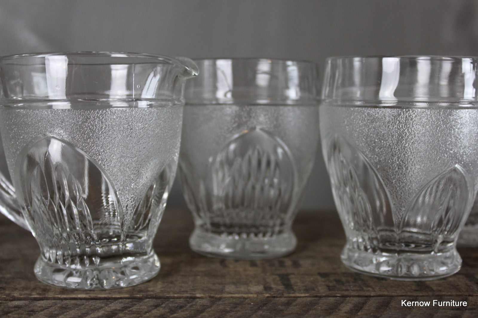 Set 4 Vintage Glasses & Jug - Kernow Furniture