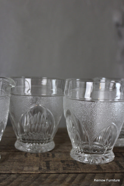 Set 4 Vintage Glasses & Jug - Kernow Furniture