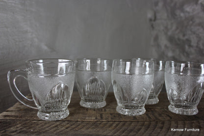 Set 4 Vintage Glasses & Jug - Kernow Furniture