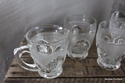 Set 4 Vintage Glasses & Jug - Kernow Furniture