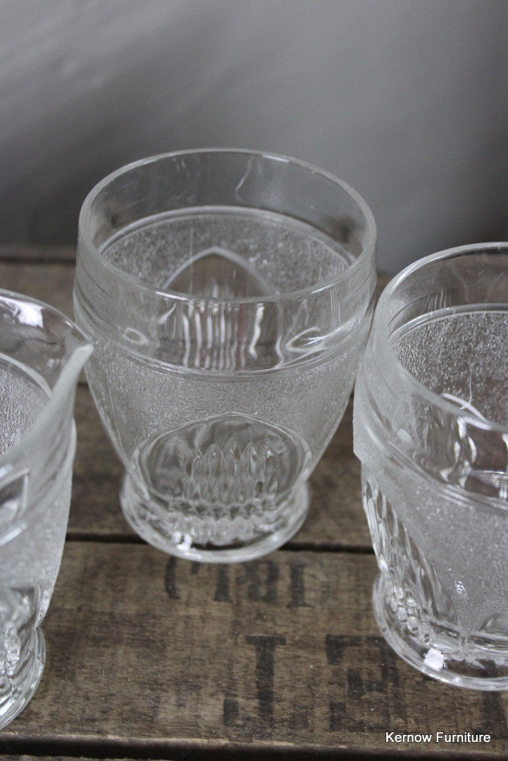 Set 4 Vintage Glasses & Jug - Kernow Furniture