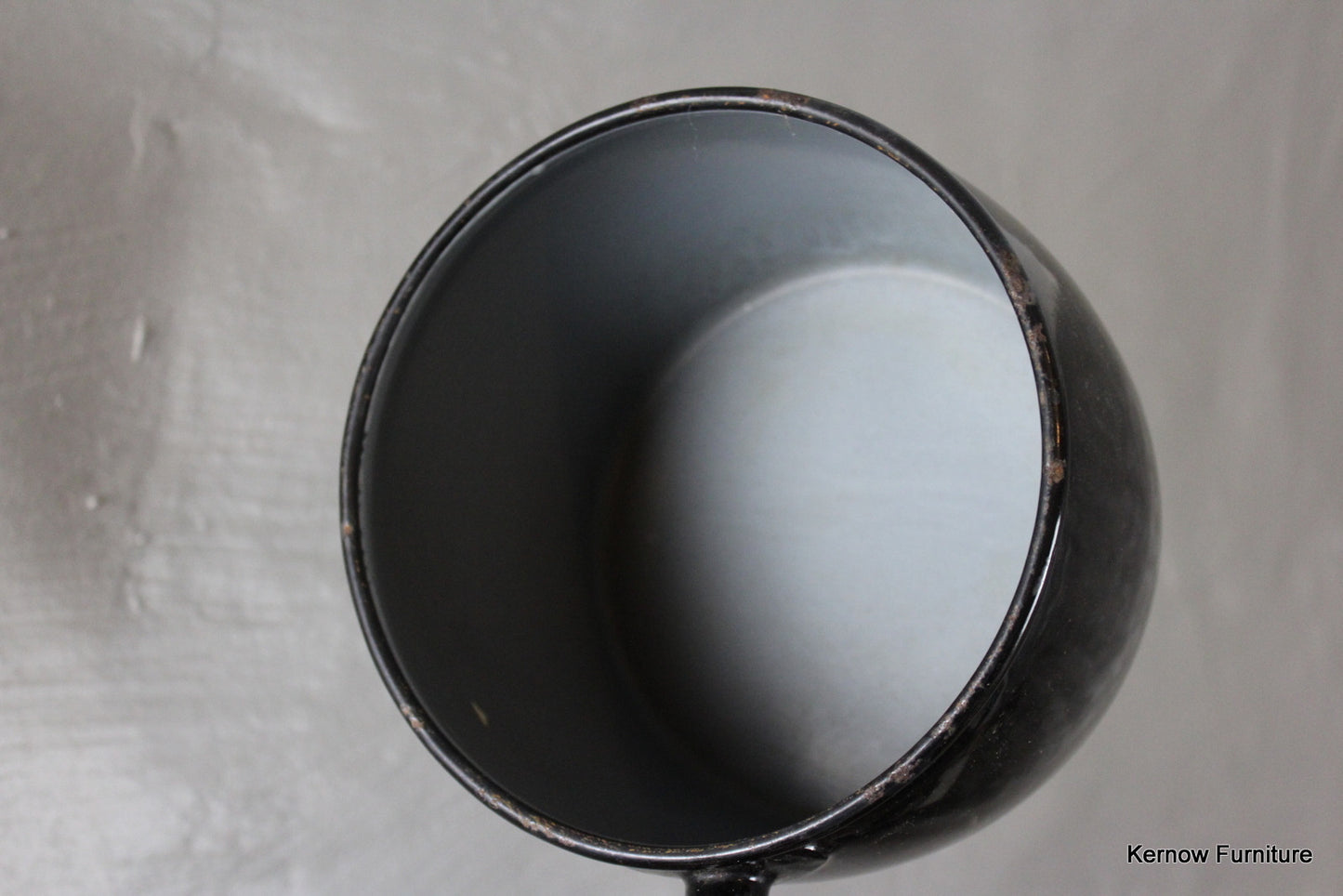 Black Enamel Saucepan - Kernow Furniture