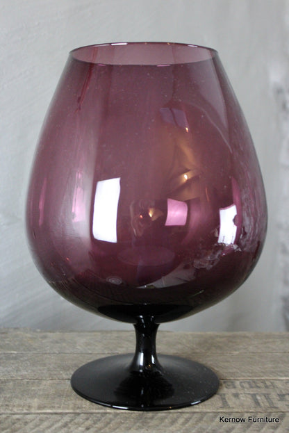 Large Purple Balloon Glass - Kernow Furniture