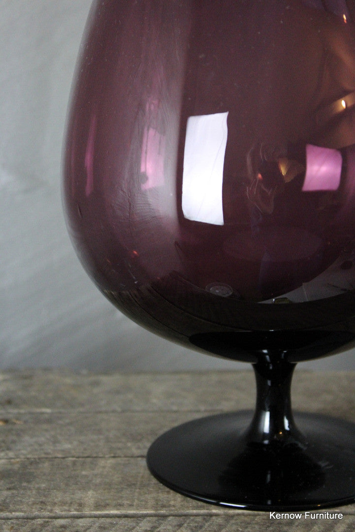 Large Purple Balloon Glass - Kernow Furniture