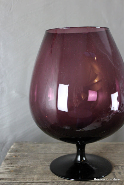 Large Purple Balloon Glass - Kernow Furniture