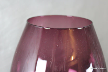 Large Purple Balloon Glass - Kernow Furniture