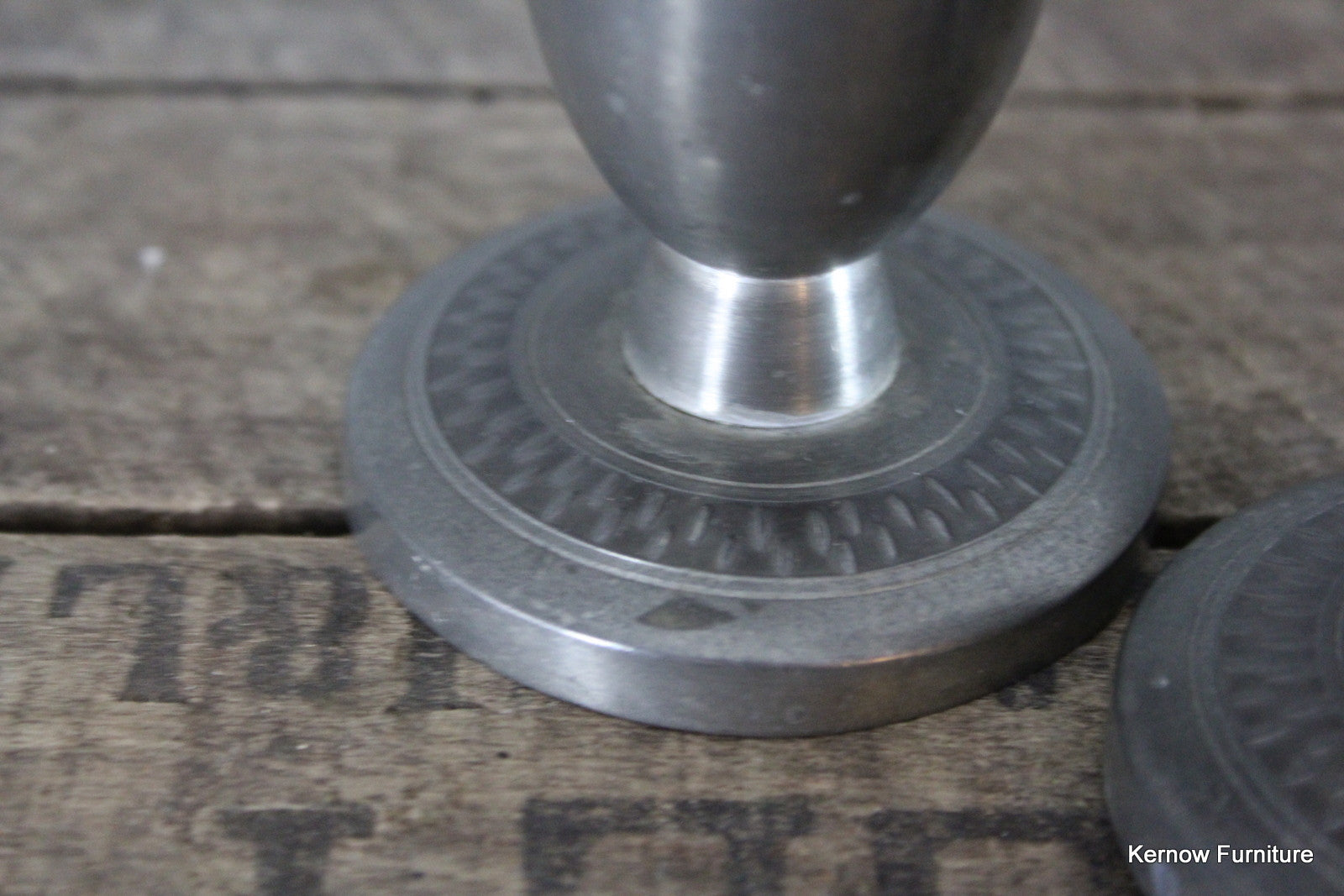 Pair Pewter Vase - Kernow Furniture