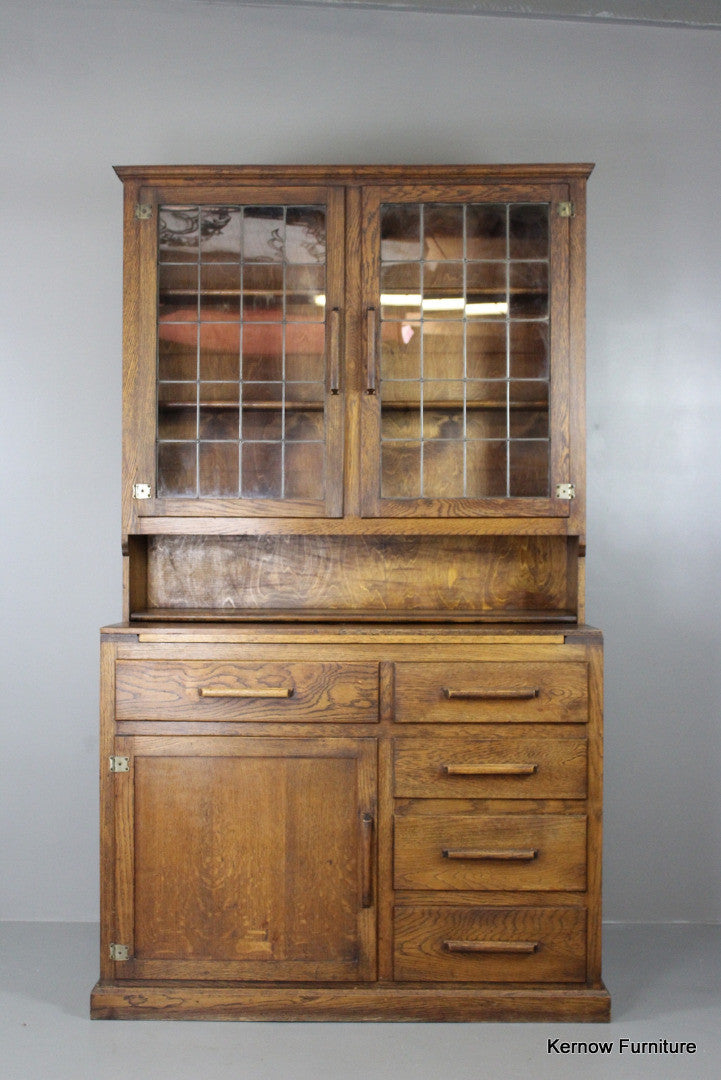 Early 20th Century Triumph Oak Kitchen Cupboard - Kernow Furniture