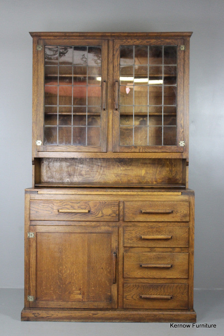 Early 20th Century Triumph Oak Kitchen Cupboard - Kernow Furniture