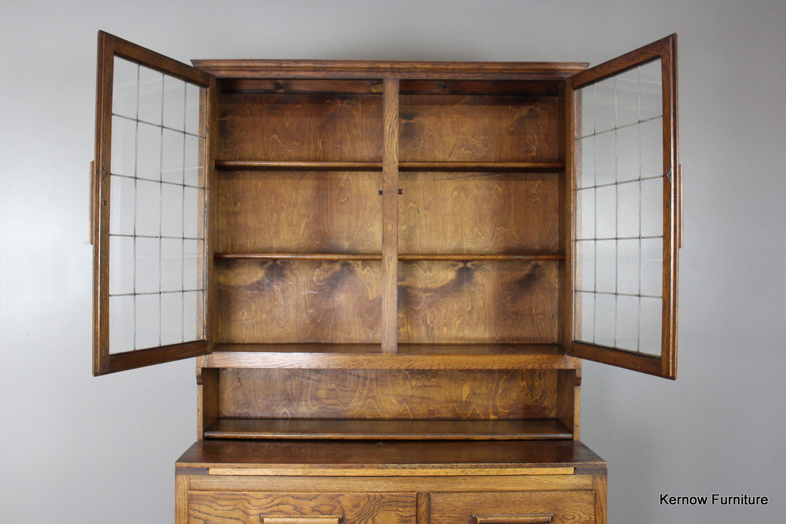 Early 20th Century Triumph Oak Kitchen Cupboard - Kernow Furniture