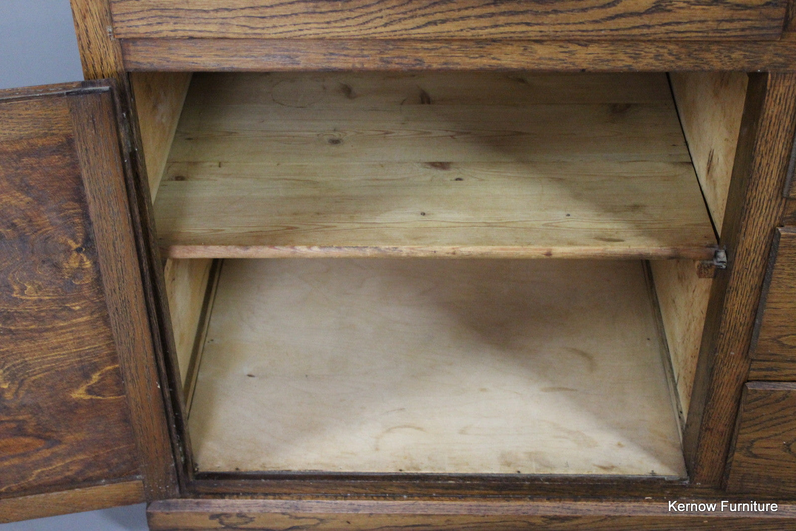 Early 20th Century Triumph Oak Kitchen Cupboard - Kernow Furniture