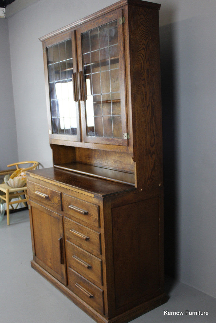 Early 20th Century Triumph Oak Kitchen Cupboard - Kernow Furniture