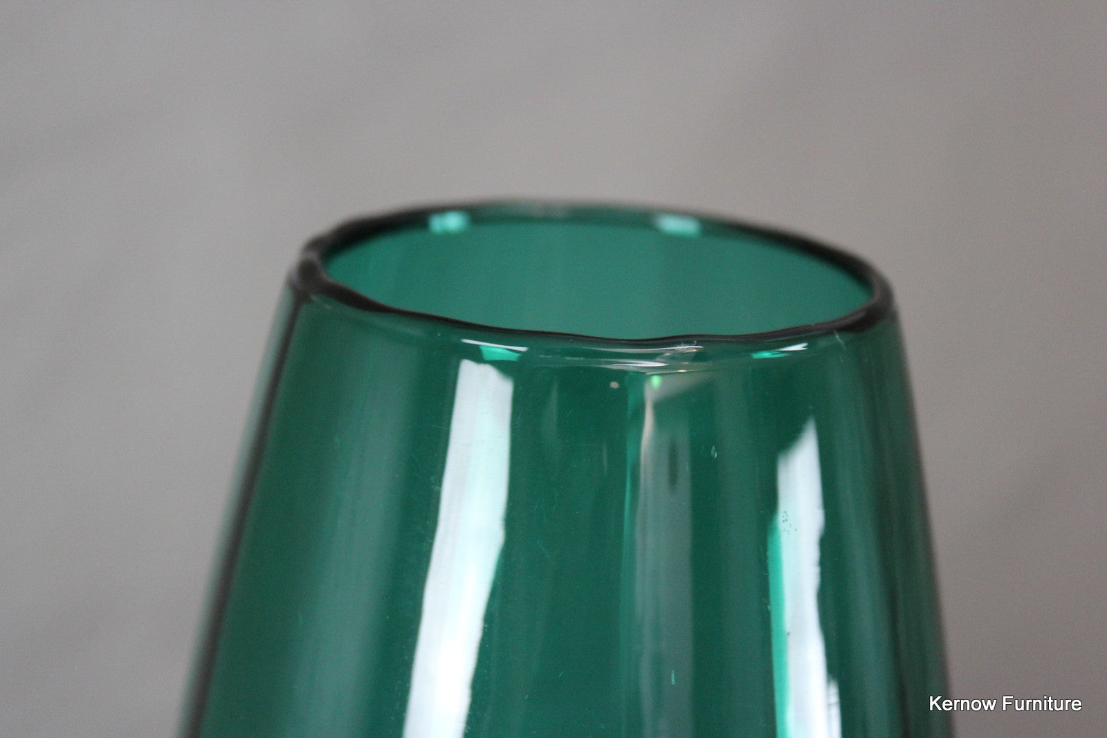 Retro Green Stemmed Glass - Kernow Furniture