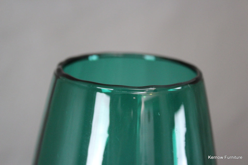 Retro Green Stemmed Glass - Kernow Furniture