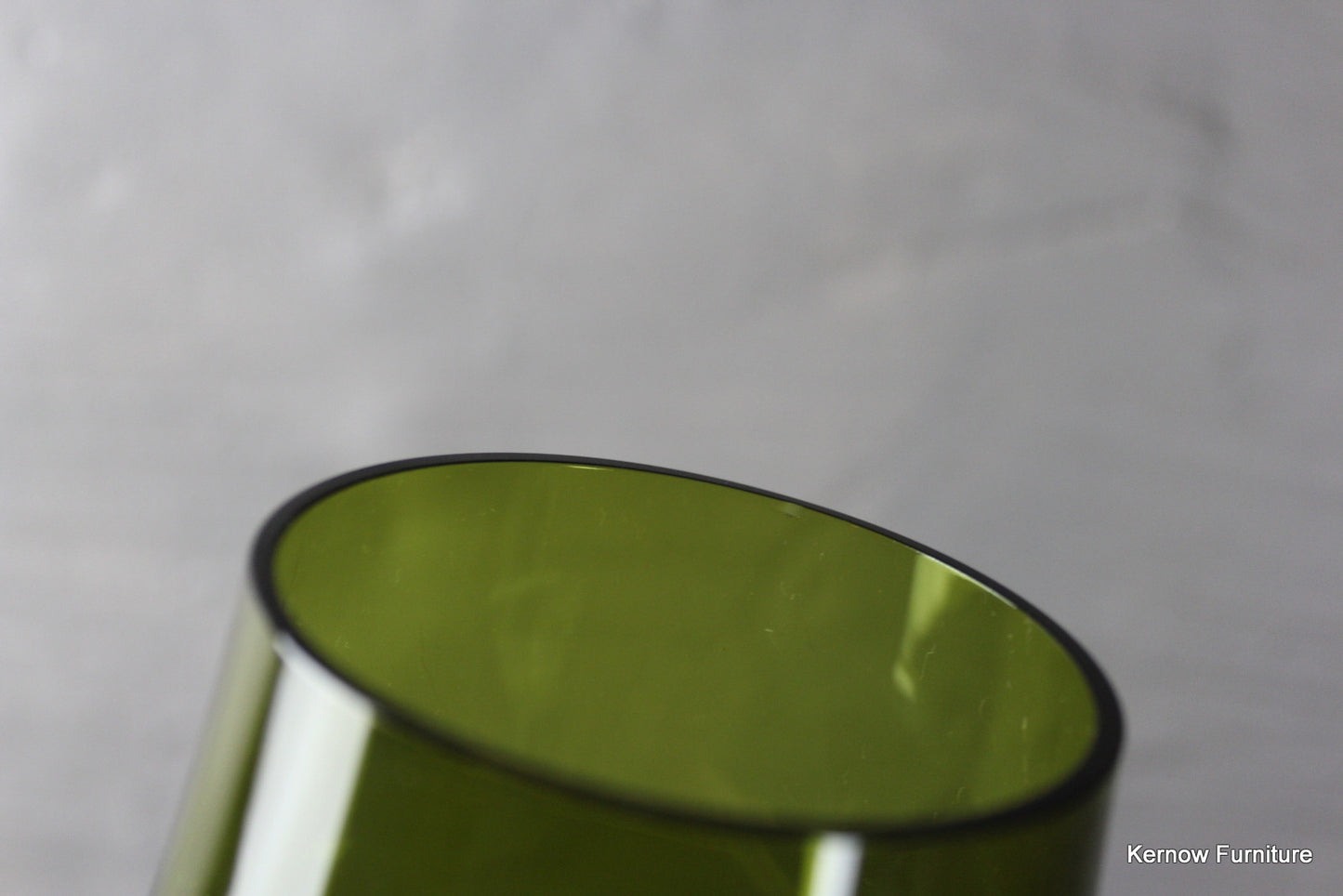 Riihimaki Green Glass Vase - Kernow Furniture