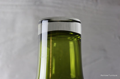 Riihimaki Green Glass Vase - Kernow Furniture