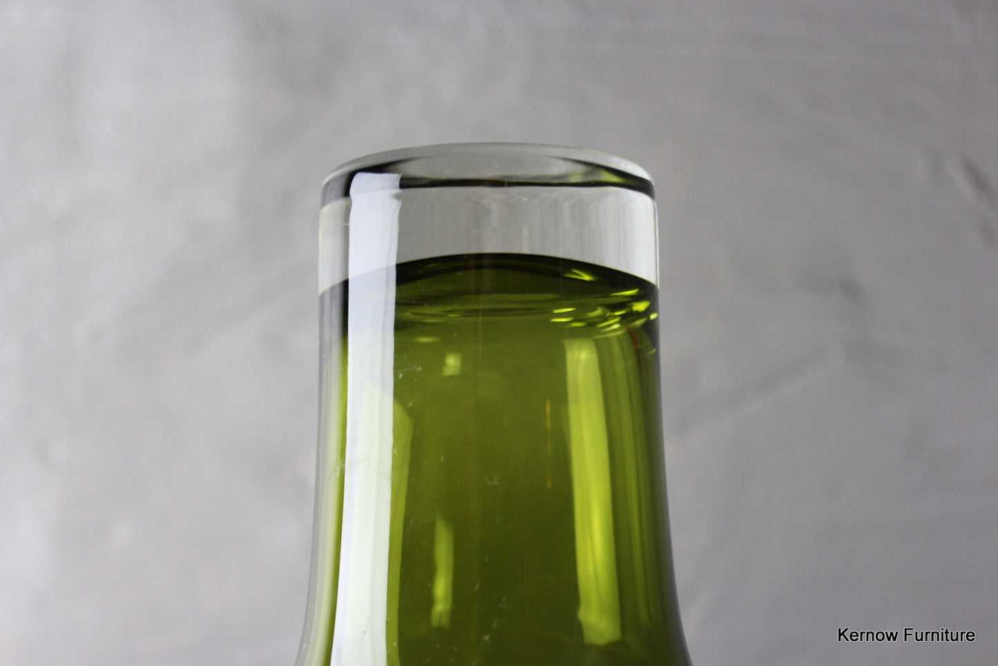 Riihimaki Green Glass Vase - Kernow Furniture