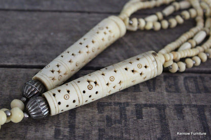 Carved Bone Necklace - Kernow Furniture