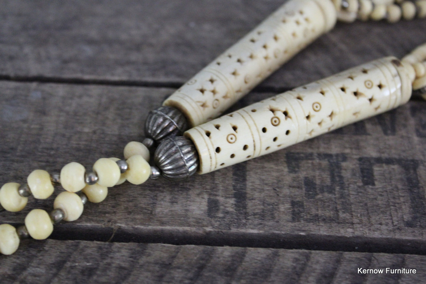 Carved Bone Necklace - Kernow Furniture