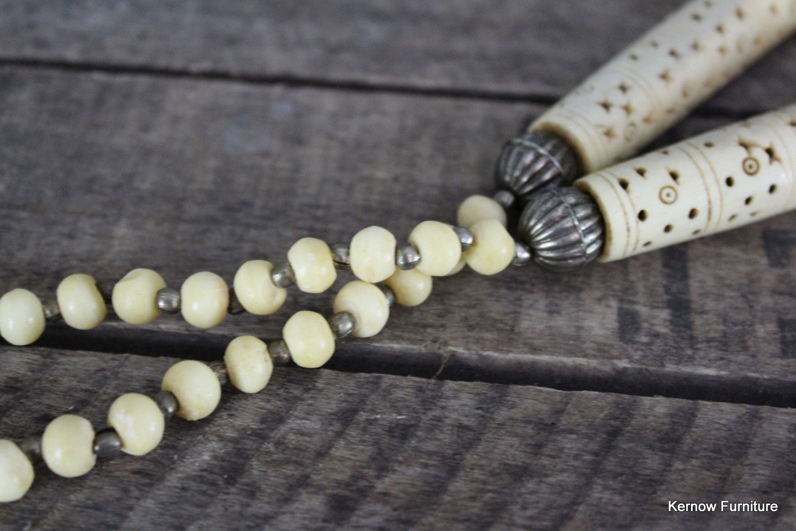 Carved Bone Necklace - Kernow Furniture