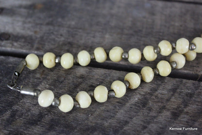 Carved Bone Necklace - Kernow Furniture