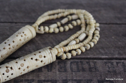 Carved Bone Necklace - Kernow Furniture