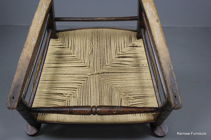 Stained Beech Rocking Chair - Kernow Furniture