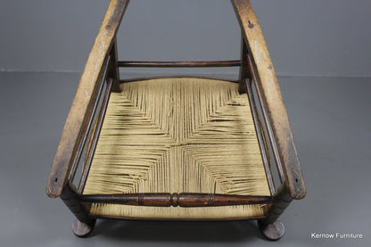 Stained Beech Rocking Chair - Kernow Furniture