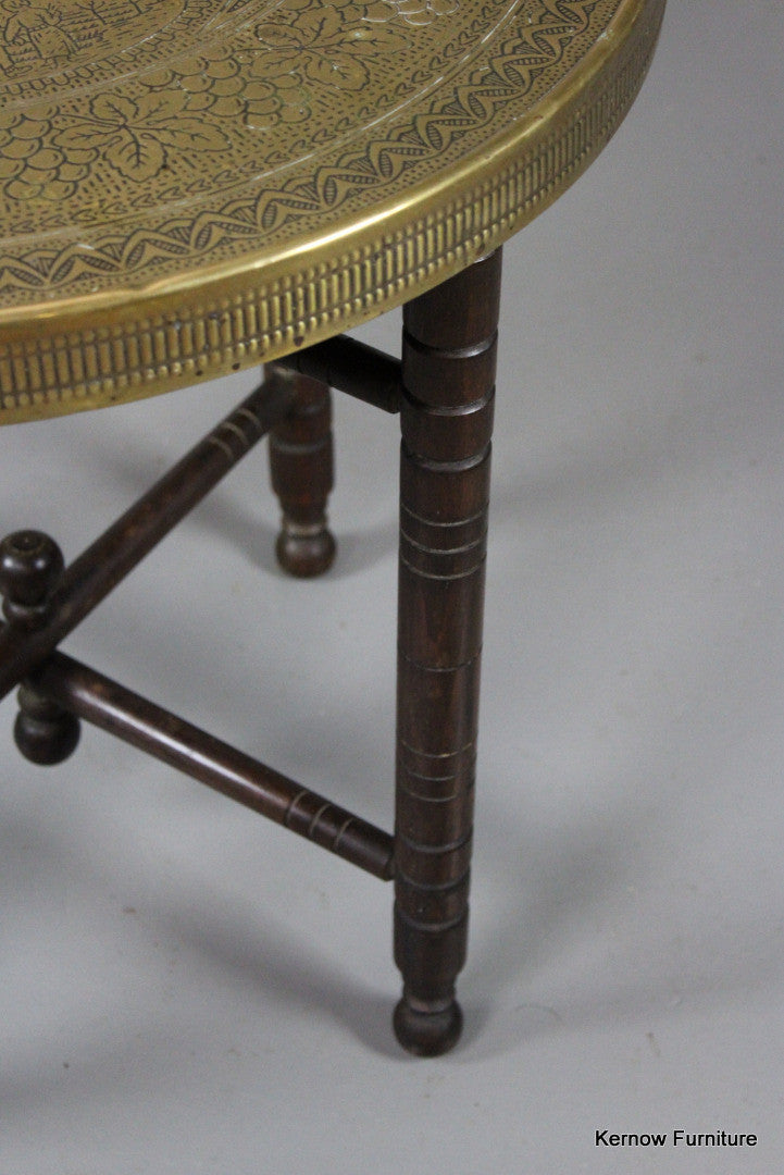 Brass Eastern Coffee Table - Kernow Furniture