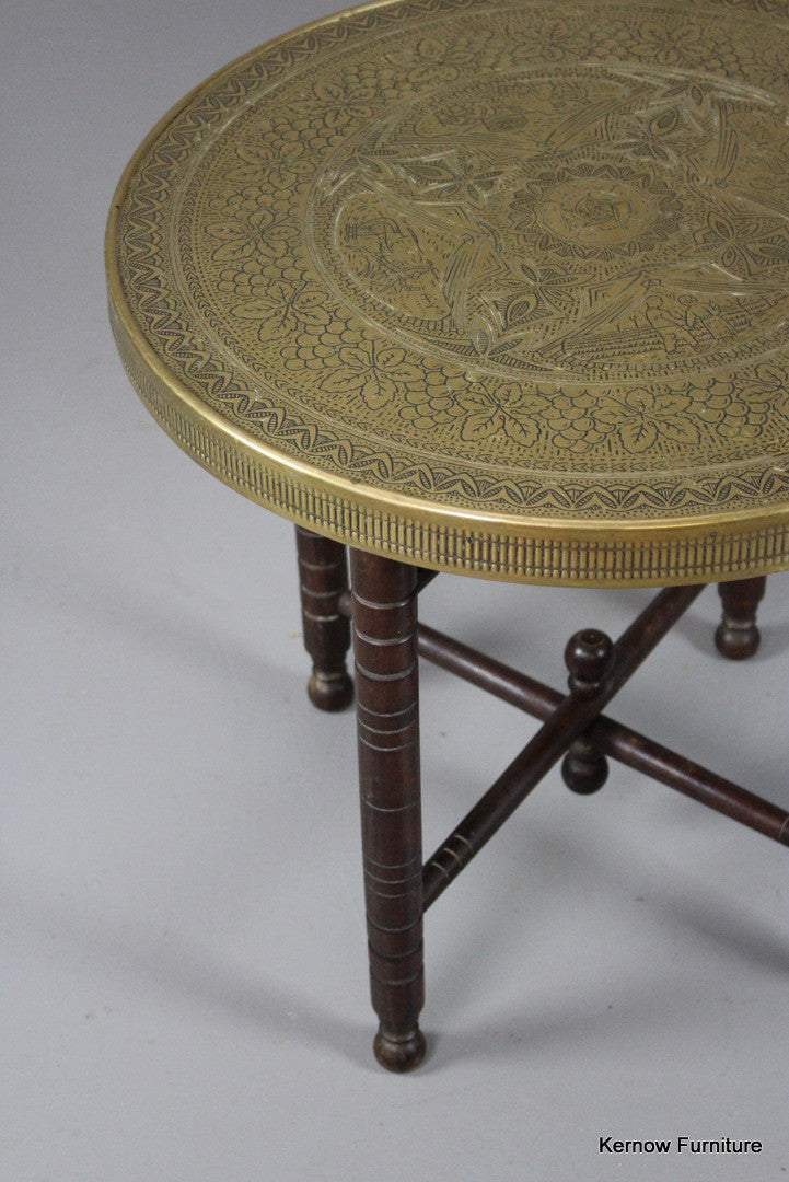 Brass Eastern Coffee Table - Kernow Furniture