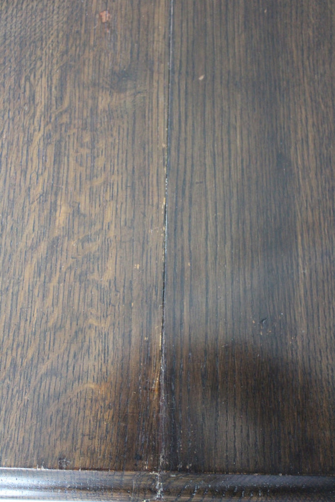 Victorian Gothic Style Oak Dining Table - Kernow Furniture