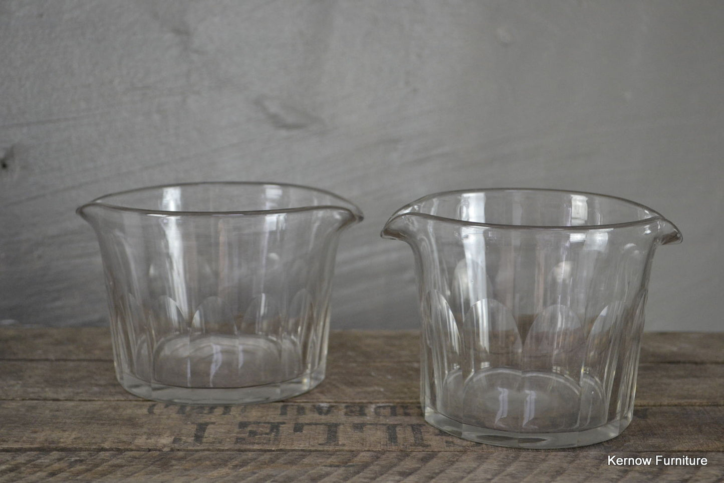 Pair 19th Century Wine Glass Rinser - Kernow Furniture