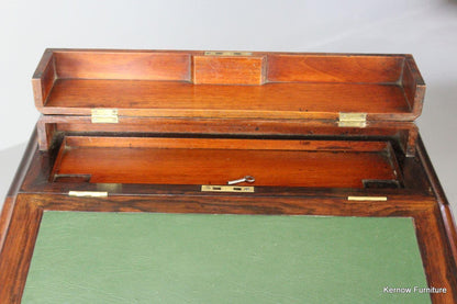 Antique Rosewood Davenport - Kernow Furniture