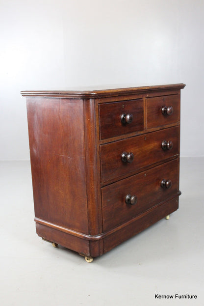 Antique Victorian Chest of Drawers - Kernow Furniture