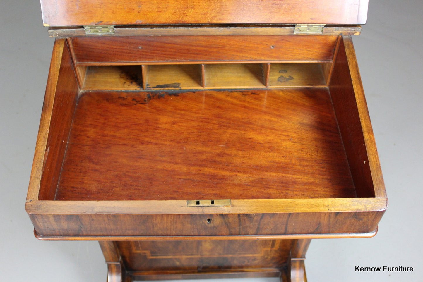 Victorian Walnut Davenport - Kernow Furniture